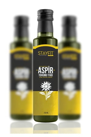 Doğal - Soğuk Press Aspir Yağı 250 ml