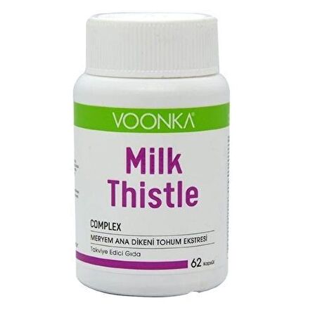 Voonka Milk Thistle 62 Kapsül