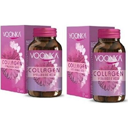 Voonka Collagen Hyaluronic Acid 32 Tablet *2 ADET