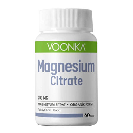 Voonka Magnesium Citrate 60 Kapsül