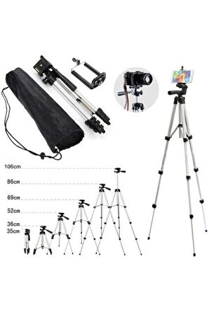 102 Cm Telefon Fotoğraf Makinesi Tripod