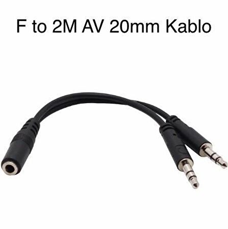 AV Cable F To 2M 20cm Çeviri Concord C-576