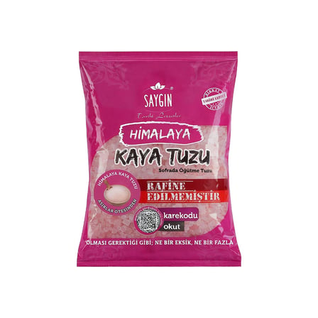saygın himalaya kaya tuzu - sofrada öğütme 500 gr x 4 adet