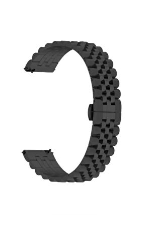 Siyah Çelik 22 mm Saat Kordonu FSWMK122-G