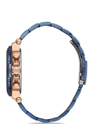 Ferro FM31168A-T Quartz Çelik Lacivert 47 mm Fonksiyonları Aktif Erkek Kol Saati