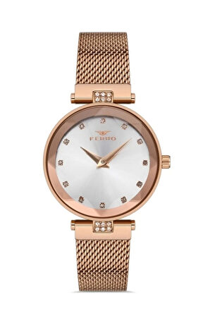 Rose Hasır Kordon Kadın Kol Saati FL21297C-C