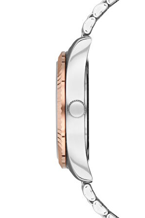 Ferro F11130A-E4 Quartz Çelik Rose/Gri Gri Kadran 41 mm Erkek Kol Saati