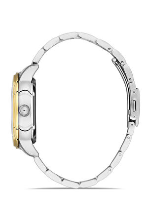 Ferro Gold Gümüş Çelik Kordon Erkek Kol Saati LF31399A-D