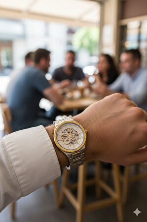 Ferro Gümüş Çelik Kordon Erkek Kol Saati LF31443A-D