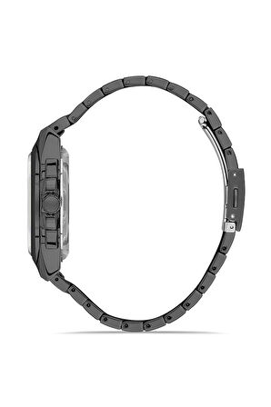 Siyah Çelik Kordon Erkek Kol Saati FM11505A-G