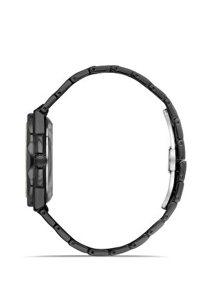 Ferro F11498AWT-G Quartz Çelik Siyah 43 mm Erkek Kol Saati