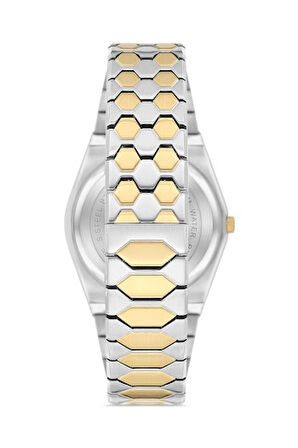 Ferro Sarı ve Gumus Celik Kordon Erkek Kol Saati FM40133A-D6 FM40133A-D6