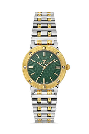 Sarı ve Gümüş Çelik Kordon Kadın Kol Saati FL43010A-D3