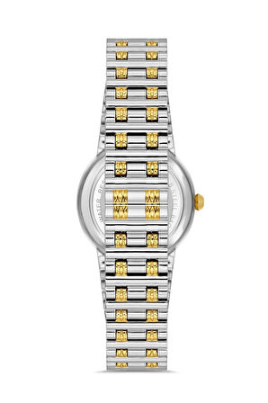 Sarı ve Gümüş Çelik Kordon Kadın Kol Saati FL43010A-D3