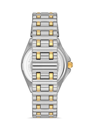 Sarı ve Gümüş Çelik Kordon Erkek Kol Saati FM43017A-D2