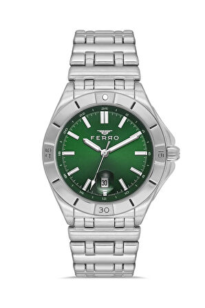 Gümüş Çelik Kordon Erkek Kol Saati FM43017A-A