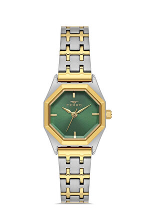 Sarı Çelik Kordon Kadın Kol Saati FL43019A-B