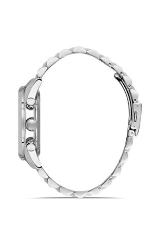 Ferro FM11507A-A2 Quartz Çelik Gri Siyah Kadan 41 mm Erkek Kol Saati