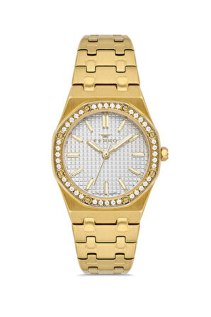 Ferro FL43029A-B Quartz Çelik Altın Rengi 33 mm Kadın Kol Saati