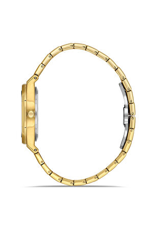 Ferro FL43029A-B Quartz Çelik Altın Rengi 33 mm Kadın Kol Saati