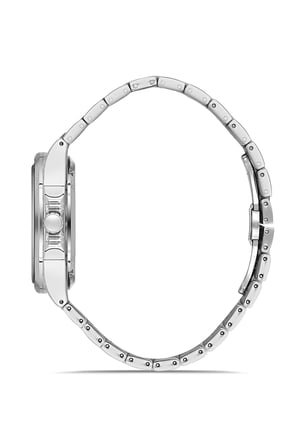 Ferro FM11648AWT-A2 Quartz Çelik Gri Siyah Kadran 40 mm Erkek Kol Saati