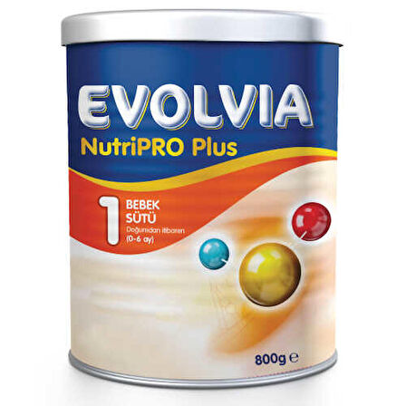 Evolvia Nutripro Plus 1 Prebiyotik Biberon Maması 3 x 800 gr