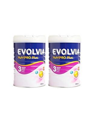 Evolvia Nutripro Plus 3 Prebiyotik Biberon Maması 2 x 1000 gr