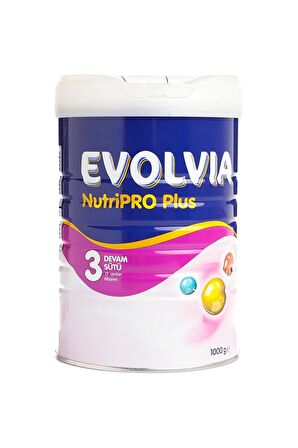 Evolvia Nutripro Plus 3 Prebiyotik Biberon Maması 2 x 1000 gr