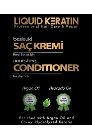 Keratin Kremi (500ML) Yıpranmış Kuru Saçlar Için (NEMLENDİRİCİ ONARICI BAKIM)