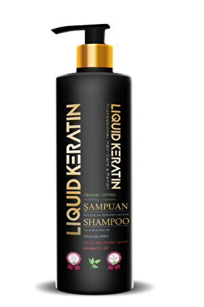 Sülfatsız Tuzsuz Besleyici Doğal Keratin Şampuanı (350ML) - Dökülme Önleyici Güçlendirici