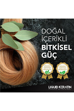 Sülfatsız Tuzsuz Besleyici Doğal Keratin Şampuanı (350ML) - Dökülme Önleyici Güçlendirici