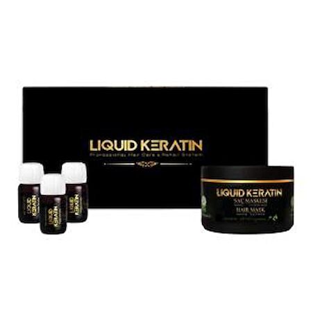 Yıpranmış Saçlara Bakım Onarıcı Keratin Seti (Serum ve Maske)