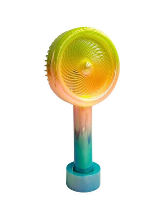 Inovaxis Mini El Fanı Taşınabilir Serinletici Işıklı Şarjlı Vantilatör 3 Kademeli Hız Ayarı
