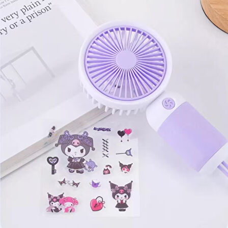 Inovaxis Stickler Taşınabilir Mini Fan, Şarjlı Mini Vantilatör