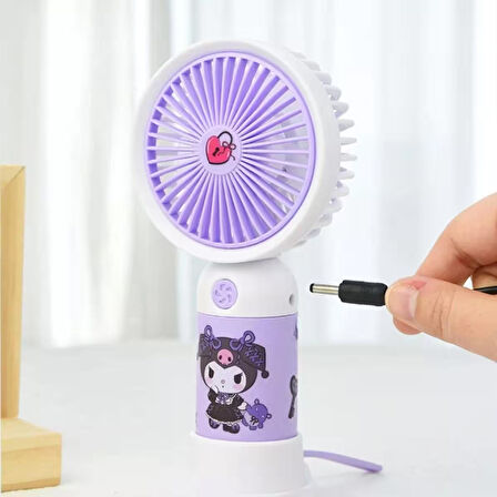 Inovaxis Stickler Taşınabilir Mini Fan, Şarjlı Mini Vantilatör