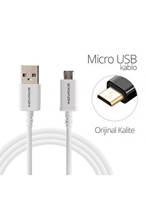 Inovaxis Android Uyumlu Micro Usb Hızlı Şarj Ve Data Kablosu 3a invkablo-1