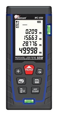 Mercure MC-850 Profesyonel Lazer Metre 50 Metre