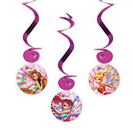 WİNX ASMALI İP SÜS 3'LÜ