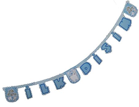 İLK DİŞİM HARF BANNER MAVİ