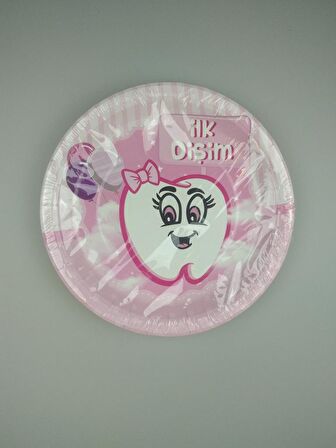 İLK DİŞİM PEMBE TABAK 8'Lİ