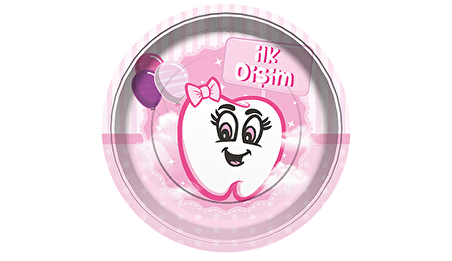 İLK DİŞİM PEMBE TABAK 8'Lİ