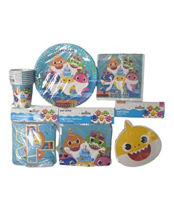Baby Shark Temalı Parti Seti 41 Parça