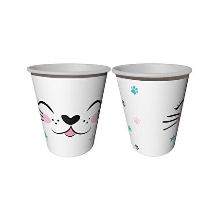 MİSS CAT KARTON BARDAK 8'Lİ