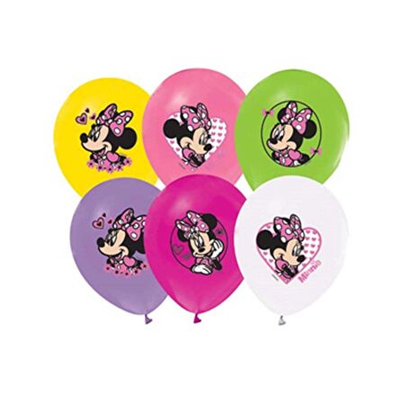 LDM7948 4+1 Minnie Happy Helpers Baskılı Balon 12 inç