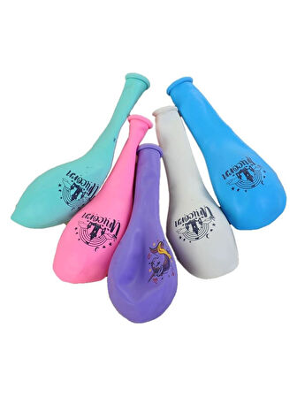 Lisanslı Unicorn Baskılı Balon 8li