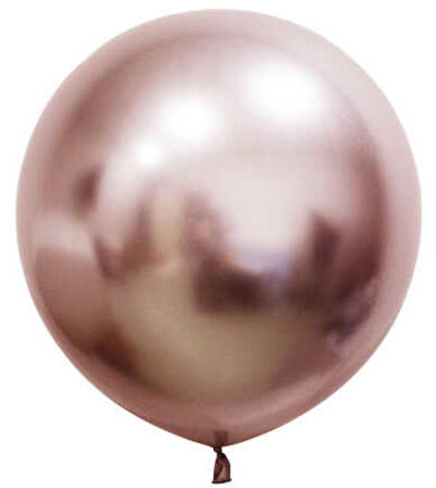 Balon Krom Parlak Jumbo 24 İncrose Gold 60 cm ( 3 Adet )
