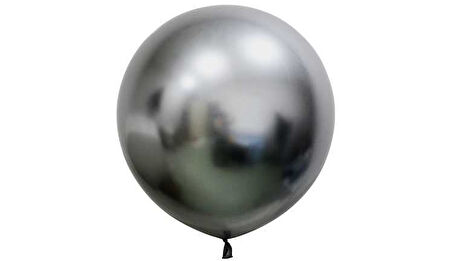 BALON KROM PARLAK JUMBO 24 İNC UZAY GRİ 3 ADET