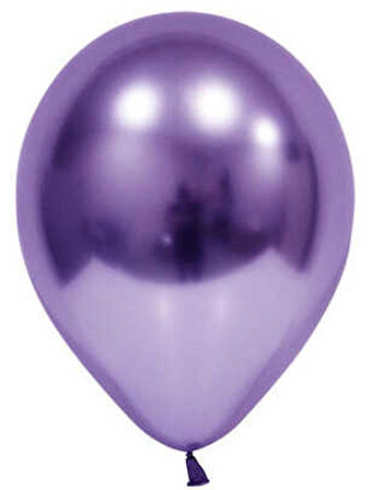 Balon Krom Parlak 10 İnc Violet Mor ( 50 Adet )