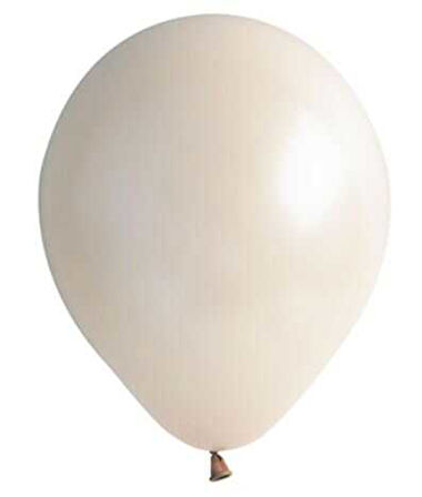 BALON DÜZ 12 İNC KUM BEJİ KREM PK:100 KL:50