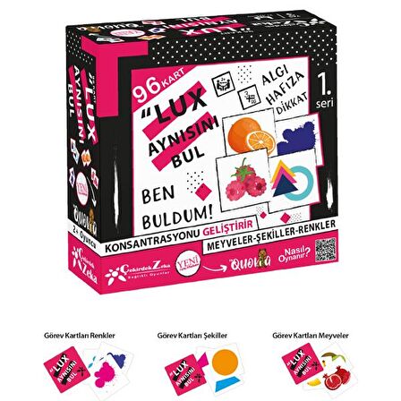 Çekirdek Zeka Aynısını Bul Lux Pembe